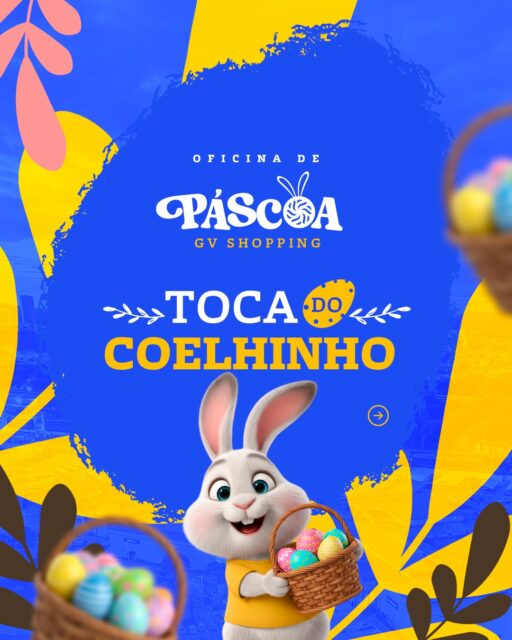 Nossos finais de semana ficaram ainda mais especiais, cheios de cores, imaginação e muitos sorrisos! 🐰🎨A oficina de Páscoa foi um sucesso com cada criança que passou por aqui para pintar, criar, brincar e viver momentos de pura diversão.Nosso carinho e agradecimento a essa turminha incrível que fez da Toca do Coelhinho um lugar ainda mais mágico! 💛✨Diversão você encontra aqui, onde a Páscoa vira memória!#PáscoaGVShopping #TocaDoCoelhinho #OficinaDePáscoa #DiversãoNoShopping #GVShopping