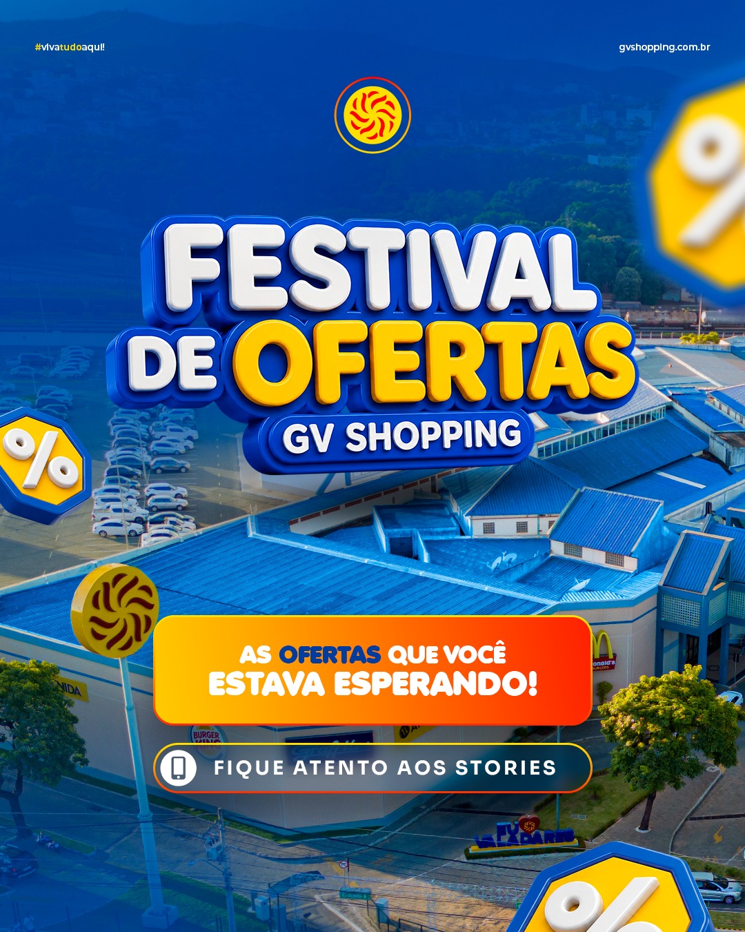 Desconto bom é aquele que vale a pena aproveitar.Diversas lojas do GV Shopping estarão com condições especiais para você renovar o guarda-roupa, garantir aquele item desejado ou encontrar oportunidades em diferentes segmentos.Acompanhe nossos stories durante a semana e descubra as ofertas preparadas para você. ✨ Viva tudo aqui!#GVShopping #GovernadorValadares #Liquidação #Promoções #Descontos #VivaTudoAqui