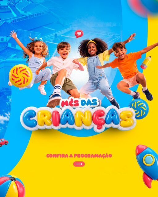 O Mês das Crianças já tem programação no GV Shopping! 💜A criançada vai encontrar personagens, recreação, pintura facial, modelagem de balões e muito mais.Confira a programação e venha aproveitar momentos especiais com a família no GV Shopping!Lojas: @zigzagplay @clubemelissa_gvshopping @cacaushowgvshopping @ojigui @franquiagiraffas #MêsDasCrianças #GVShopping #DiversãoEmFamília #ProgramaçãoInfantil #Crianças