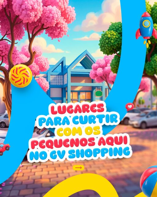 Dia de diversão com os pequenos? O GV Shopping tem opções para todos os gostos!Tem brinquedos para explorar, opções para soltar a criatividade e, claro, aquele docinho que deixa o passeio ainda mais especial. 💜✨Reúna a família, escolha o programa favorito da criançada e venha aproveitar momentos de diversão no GV Shopping!📍 GV Shopping. Viv#vivatudoaqui Lojas: @zigzagplay @graffitebr @finigvshopping #GVShopping #DiaDasCrianças #DiversãoEmFamília #PasseioEmFamília #VivaTudoAqui