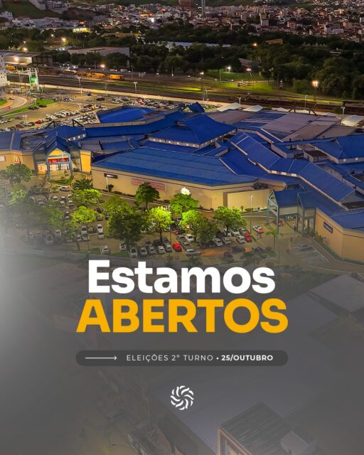 Estamos abertos!Para você se programar, confira o nosso funcionamento especial hoje, 25 de outubro.Salve este post e compartilhe com quem também vai passar pelo GV Shopping. 💚#GVShopping #Eleições2026 #VivaTudoAqui
