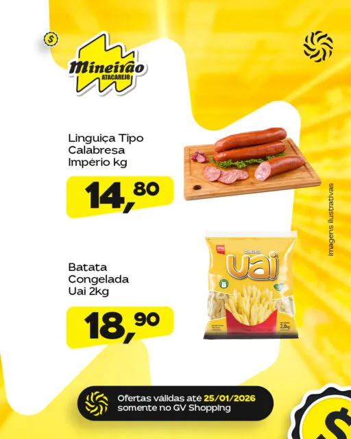 Economizar também faz parte da rotina. 🛒✨As ofertas do Mineirão no GV Shopping ajudam você a ganhar tempo, praticidade e mais conforto no dia a dia.Tudo o que você precisa, em um só lugar. 💛#GVShopping #Mineirão #Ofertas #Rotina #Praticidade
