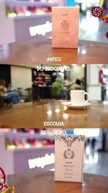 Antes de sair, algumas escolhas ajudam a entrar no clima. 🎭Um perfume da @quiosque.wepink.valadares para marcar o momento e um café no Café & Prosa para começar o dia com calma.No GV Shopping, cada detalhe acompanha o seu ritmo. #GVShopping #CarnavalDoSeuJeito #ExperiênciaGV #MomentosSimples #ShoppingParaVocê