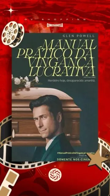 Plano bem calculado, reviravoltas inesperadas e aquela história que prende do início ao fim. 🎬✨A semana ganha um novo suspense cheio de estratégia e tensão na medida certa. Prepare-se para acompanhar cada passo dessa trama envolvente na telona.Garanta seu ingresso e venha viver mais essa estreia no cinema do GV Shopping.#GVShopping #Cinema #EstreiaDaSemana #PartiuCinema #ExperiênciaGV