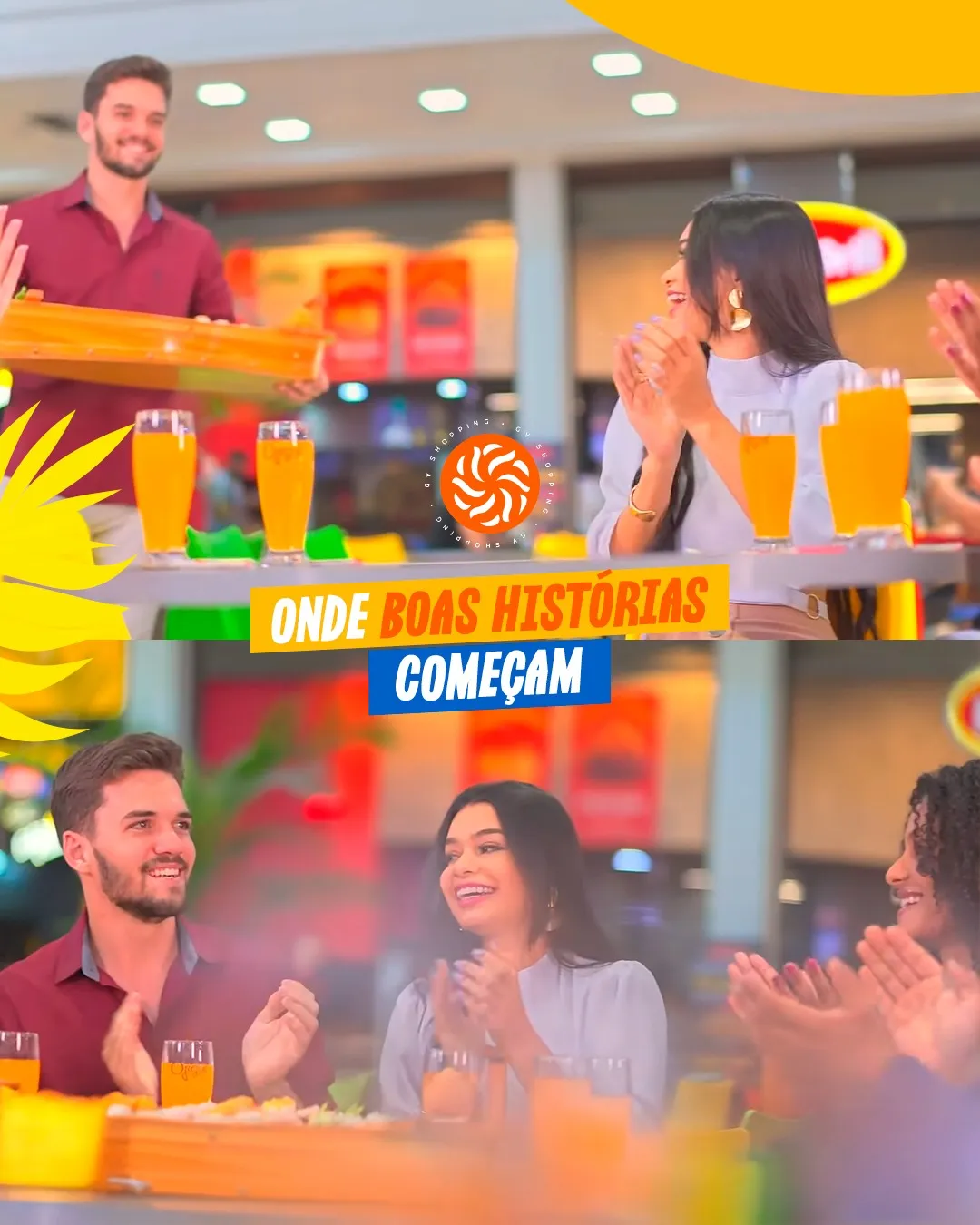 Risos compartilhados, conversas que se estendem e aquele clima gostoso de estar junto.No GV Shopping, o encontro acontece de forma natural — um lugar feito para reunir pessoas e criar boas conexões.#GVShopping #ExperiênciaGV #Conexões #Encontros #ViverGV