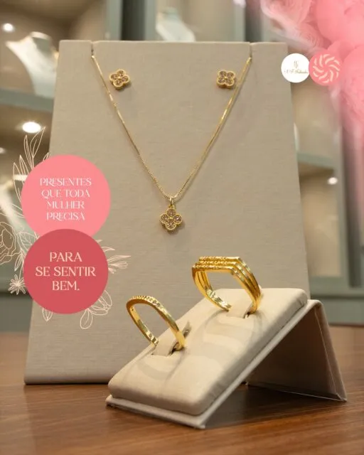 Presentes que fazem parte da rotina ✨Do detalhe que valoriza ao conforto do dia a dia 👟 Com os acessórios da @nf.folheados e o conforto da @spatifilusgv, fica ainda mais fácil escolher um presente especial.Aqui no GV Shopping, você encontra opções para todos os estilos 💚#DiaDaMulher #Presentes #GVShopping #Shopping #Experiência