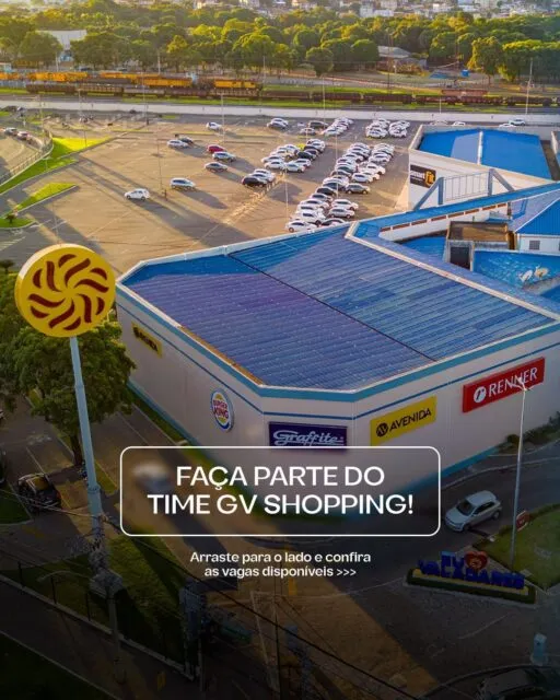 💼 Quer fazer parte do time do GV Shopping?Estamos com vagas de emprego disponíveis e essa pode ser a sua oportunidade. Se você está em busca de uma nova chance no mercado de trabalho, venha conferir as vagas abertas e fazer parte do nosso time.Acesse, confira as oportunidades e candidate-se!#GVShopping #VagasDeEmprego #TrabalheConosco #Oportunidade #Emprego