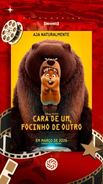 O trailer já deixou todo mundo curioso 🎬✨Aqui no GV Shopping, cada história começa antes mesmo do filme… na expectativa, na pipoca e naquele momento especial de escolher o que assistir. 🍿Vem viver essa experiência com a gente 💛#GVShopping #Cinema #VemProGV #Lazer #Filmes
