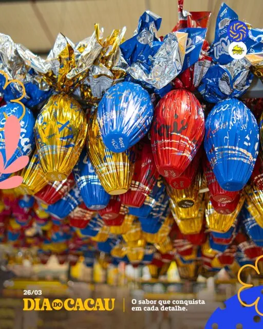 Hoje é dia de celebrar o ingrediente que transforma momentos em experiências 🍫✨Na @cacaushowgvshopping e @mineiraoatacarejo, o cacau ganha forma em sabores que encantam e surpreendem.No GV Shopping, cada escolha fica ainda mais especial 💚#DiaDoCacau #GVShopping #Chocolate #Experiência #VivaOGV