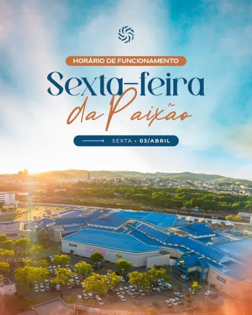 🕊️✨ Os horários para a Semana Santa já estão disponíveis.Confira tudo e se organize com tranquilidade. No GV Shopping, você encontra tudo com facilidade e comodidade. 🤎#GVShopping #SextaFeiraDaPaixão #SemanaSanta #Horários #VivaOGV