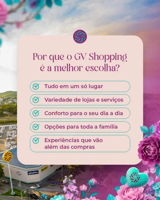 Escolher onde ir faz toda a diferença na rotina.No GV Shopping, você encontra praticidade, conforto e variedade para resolver o dia, aproveitar o tempo e viver bons momentos.Porque aqui, cada visita se adapta ao seu jeito 💛#GVShopping #SeuDiaDoSeuJeito #ExperiênciaGV #Praticidade #TudoEmUmSóLugar
