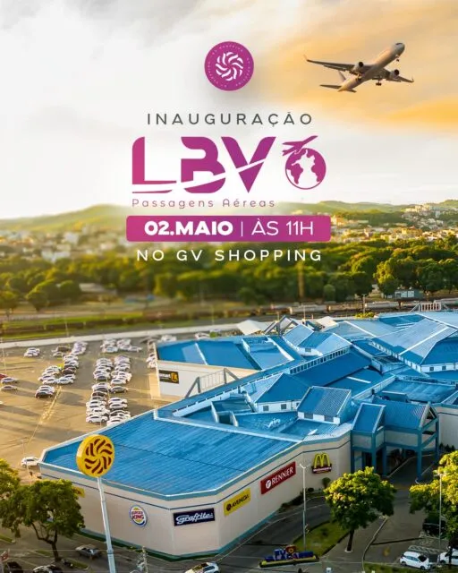 Algo especial está chegando ✨@lbvviagensUm novo jeito de planejar e viver suas viagens com mais praticidade, inspiração e possibilidadesEm breve, você vai descobrir tudo isso de pertoEsperamos você no GV Shopping 💙#GVShopping #Novidade #Inauguração #Viagens #VemProGV