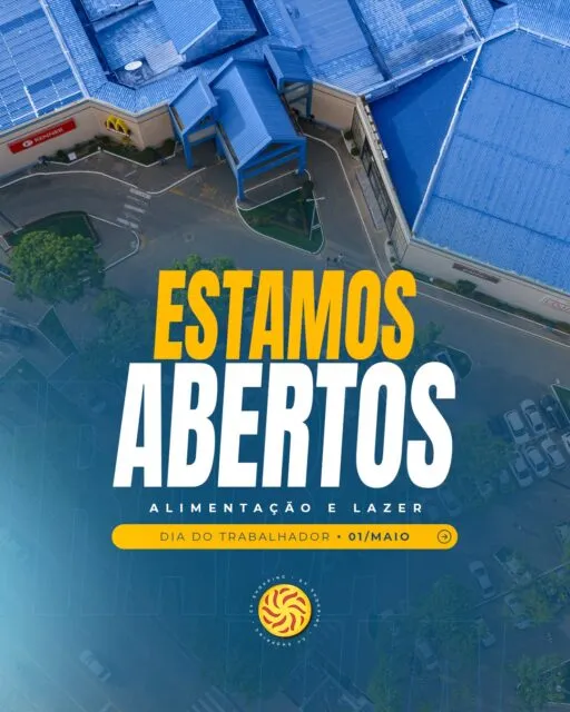 No GV Shopping, você encontra alimentação, lazer e momentos especiais para curtir o Dia do Trabalhador do seu jeito.Confira o horário de funcionamento neste feriado e venha viver esse dia com a gente 💛#GVShopping #DiaDoTrabalhador #HorárioEspecial #Feriado #PartiuShopping