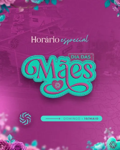 Neste Dia das Mães, preparamos um horário especial para você aproveitar cada momento ao lado de quem sempre esteve com você 💖✨Esperamos por vocês no GV Shopping para celebrar com carinho, experiências e muito amor ! 🌷GV Shopping - Amor sempre presente!#GVShopping #DiaDasMães #GovernadorValadares #HorárioEspecial #ShoppingCenter