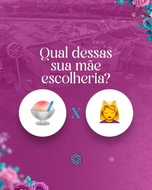 Qual dessas sua mãe escolheria? 🍧💆‍♀️Um momento delicioso com o açaí da @tribbugv ou um tempo de autocuidado no @laserrosagvshopping ✨Aqui, sempre tem um jeito especial de aproveitar o dia com quem você ama 💜Dia das Mães GV Shopping. Amor sempre presente #GVShopping #DiaDasMães #Experiência #VivaOGV