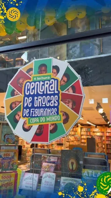 ⚽✨ Um espaço especial para os apaixonados por figurinhas chegou ao GV Shopping! A @leituragv_ preparou uma Central de Trocas para reunir colecionadores, famílias e amigos em momentos de diversão e conexão. 📖✨ Por lá, você pode trocar figurinhas repetidas, completar o álbum e aproveitar um ambiente leve e descontraído para viver toda a emoção dessa temporada. ⚽💚 Passe pelo GV Shopping e aproveite esse espaço pensado para quem ama colecionar e compartilhar bons momentos. #GVShopping #LeituraGV #TrocaDeFigurinhas #CentralDeFigurinhas #Diversao GVShoppingOficial