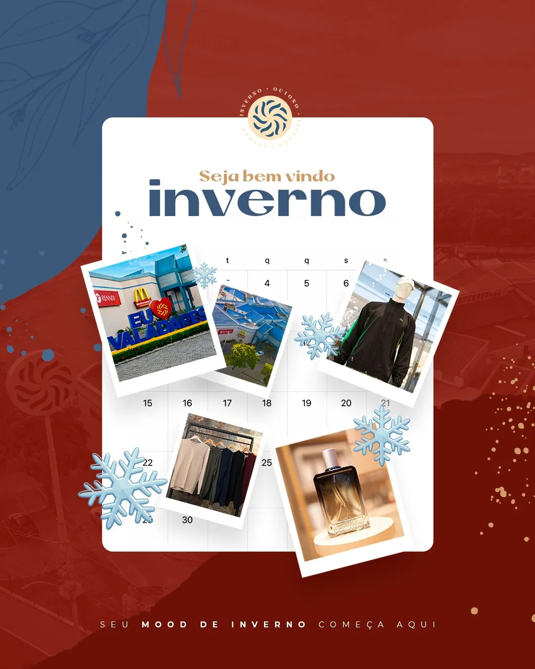 O friozinho chegou e, com ele, aquela vontade de renovar os looks, aproveitar um café quentinho e curtir momentos mais aconchegantes. ❄️✨No GV Shopping, o seu mood de inverno encontra tendências, sabores e experiências para deixar a estação ainda melhor.🤎#GVShopping #InvernoGV #MoodDeInverno #Shopping #Inverno2026