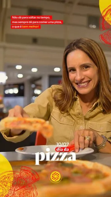 Não dá para voltar no tempo… mas sempre dá para comer uma pizza. E isso é bem melhor! 🍕✨No Dia da Pizza, o sabor do momento é aproveitar cada fatia, reunir quem você gosta e transformar o dia em uma experiência ainda mais gostosa no GV Shopping. 💙10/07 • Dia da Pizza no GV Shopping#GVShopping #DiaDaPizza #Pizza #Sabores #Shopping