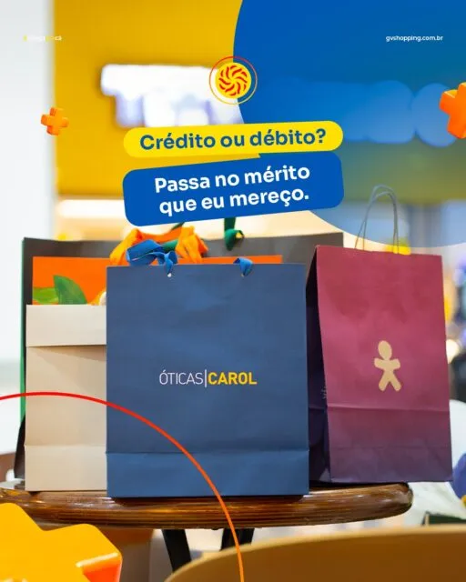 Crédito ou débito?Passa no mérito que eu mereço. 😌🛍️Às vezes, tudo o que a gente precisa é de um tempo para passear, encontrar algo especial e aproveitar o que gosta.E para isso, o destino já é certo: GV Shopping. ✨GV Shopping |  Viva tudo aqui! #GVShopping #Compras #VemProGV #Shopping #MomentoEspecial