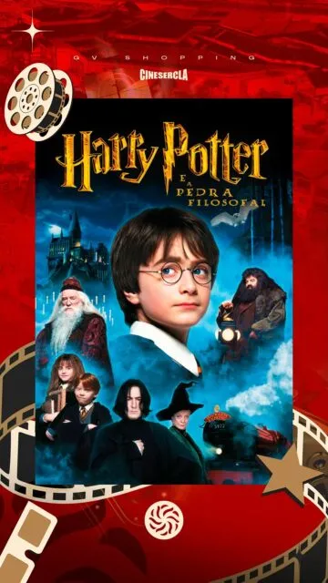 A magia está de volta!Harry Potter e a Pedra Filosofal está em cartaz no cinema do GV Shopping! Prepare-se para reviver o início de uma das histórias mais inesquecíveis do cinema. 🏰✨Chame a sua turma, escolha seu lugar e embarque nessa aventura! 🍿🎬#GVShopping #HarryPotter #PedraFilosofal #Cinema #FilmesEmCartaz #MagiaNoCinema