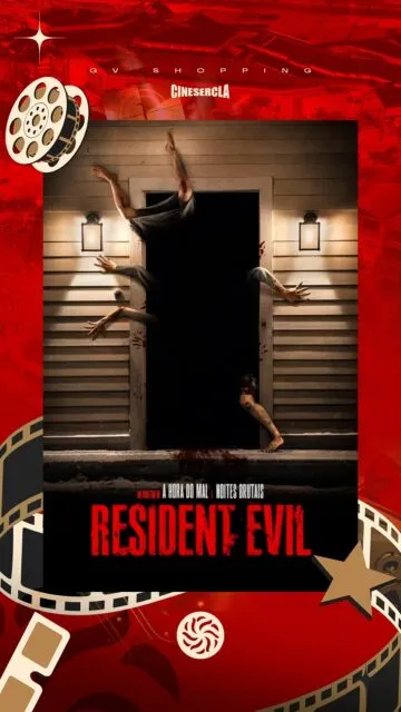 🎬 O terror já chegou ao GV Shopping!Resident Evil está em cartaz e promete muita ação, suspense e aquele clima que os fãs da franquia conhecem bem. 👀🍿Confira o trailer e venha viver essa história na telona!#GVShopping #ResidentEvil #Cinema #Filmes #VivaTudoAqui