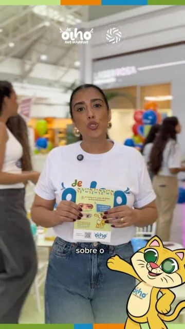 A 5ª edição da campanha De Olho nos Olhinhos já está rolando no GV Shopping! 👀💙A campanha conscientiza sobre o retinoblastoma, um tipo de câncer que afeta os olhos, principalmente de crianças de 3 a 5 anos. No stand, profissionais da saúde estão disponíveis para orientar sobre prevenção e diagnóstico precoce.📍 Próximo à Portaria 3📅 26/09 | ⏰ 10h às 22hVenha participar e ajudar a levar essa importante mensagem de conscientização adiante! 💙@garbindaiana @tiagoleifert #DeOlhoNosOlhinhos #GVShopping #Retinoblastoma #Prevenção #Saúde