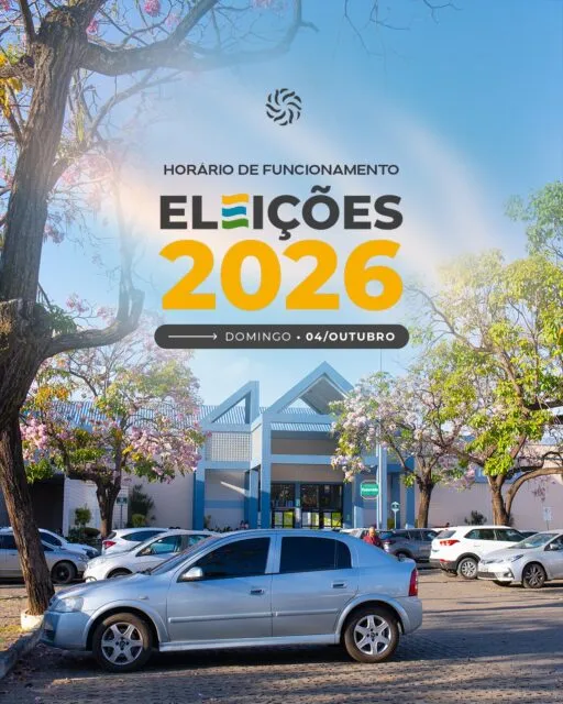 Domingo de eleições por aqui!Para você se programar, confira o nosso horário de funcionamento neste domingo, 4 de outubro.Salve este post e compartilhe com quem também vai passar pelo GV Shopping. 💚#GVShopping #Eleições2026 #VivaTudoAqui